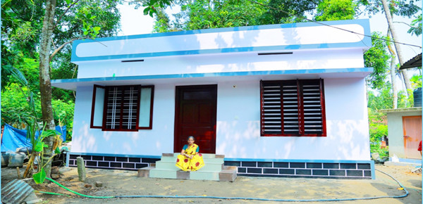 Kudumbashree Construction Completed, 400 Sq Ft House Plans In Kerala